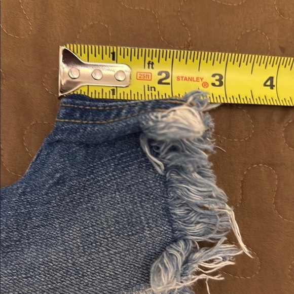 KanCan Blue Distressed Jean Shorts #544 - Picture 7 of 7